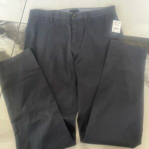 Nordstrom Gray Chinos Flat Front Straight-Leg 14th & union